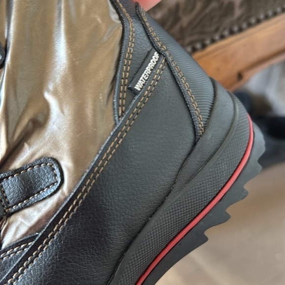 Cougar winter boots snow tall NEW pull on waterproof warm brown copper black - Picture 6 of 6